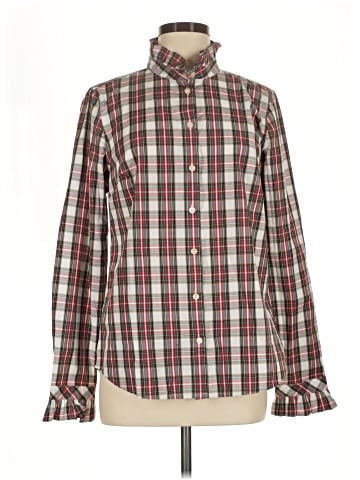 J.Crew Factory Store Long Sleeve Button-Down Shirt (view 1)