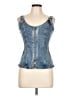 Free People Blue Sleeveless Top Size L - photo 1