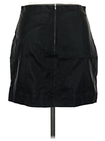 Shinestar Faux Leather Skirt (view 2)