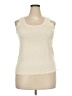 Talbots 100% Cotton Ivory Tank Top Size 2X Petite - photo 1
