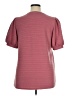 Cupio Burgundy Short Sleeve Top Size XL - photo 2