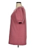 Cupio Burgundy Short Sleeve Top Size XL - photo 5