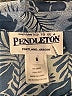 Pendleton 100% Silk Print Blue Short Sleeve Silk Top Size 6 - photo 7