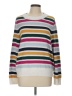 Style&Co Stripes White Pullover Sweater Size L - photo 1