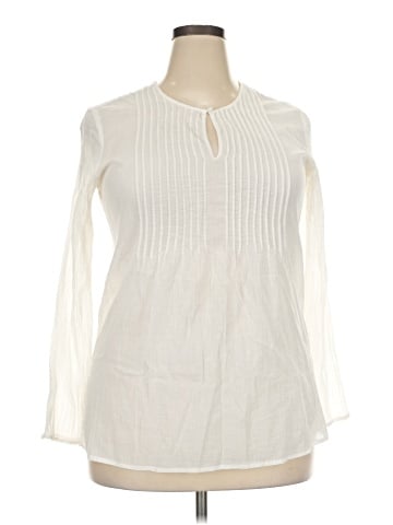 Liz Claiborne Long Sleeve Blouse (view 1)