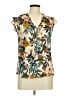 Daniel Rainn 100% Rayon Tropical Ivory Sleeveless Blouse Size M - photo 1