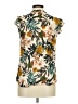 Daniel Rainn 100% Rayon Tropical Ivory Sleeveless Blouse Size M - photo 2