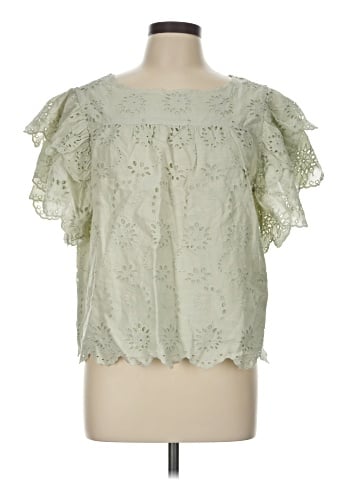7 For All Mankind Short Sleeve Blouse (view 1)