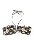 Shade & Shore Floral Black Swimsuit Top Size L - photo 1