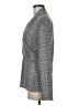 DKNY Houndstooth White Gray Long Sleeve Blouse Size M - photo 5
