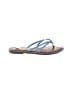 Sam Edelman 100% Leather Blue Flip Flops Size 8 1/2 - photo 1