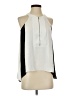 BCBGMAXAZRIA 100% Polyester Ivory Sleeveless Blouse Size XXS - photo 1