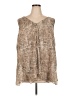 Roz & Ali 100% Polyester Tan Sleeveless Blouse Size 3X - photo 1