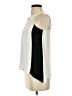 BCBGMAXAZRIA 100% Polyester Ivory Sleeveless Blouse Size XXS - photo 5