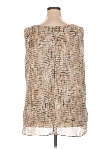 Roz & Ali Sleeveless Blouse (view 2)