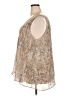 Roz & Ali 100% Polyester Tan Sleeveless Blouse Size 3X - photo 5