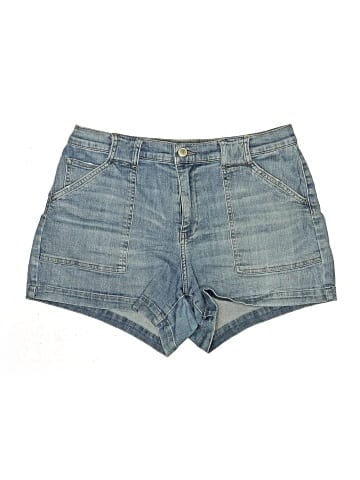 Cosmic Blue Love Denim Shorts (view 1)