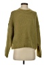 Pull&Bear Solid Green Pullover Sweater Size S - photo 1