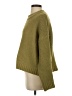 Pull&Bear Solid Green Pullover Sweater Size S - photo 5