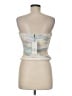 Zara Silver Ivory Sleeveless Top Size M - photo 2