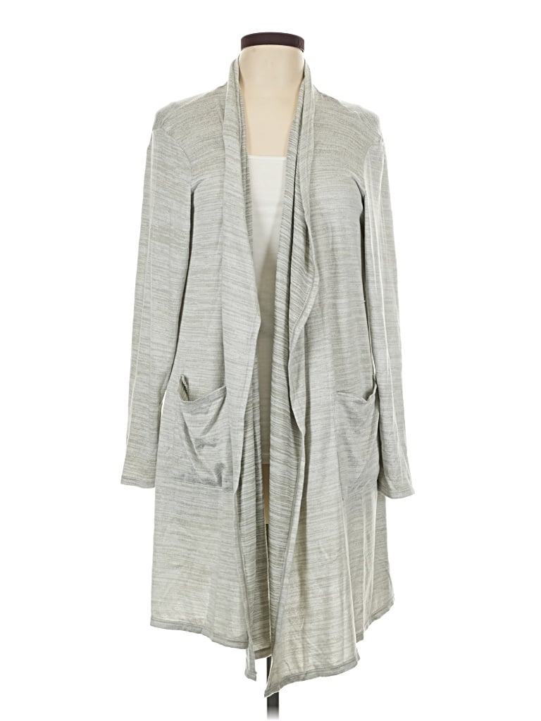 Pre-owned 32 Degrees Cardigan Sweater In Silver