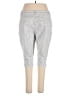 Ann Taylor LOFT Stripes Silver Casual Pants Size 16 - photo 2