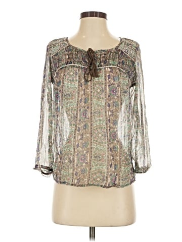 American Eagle Outfitters 3/4 Sleeve Blouse (view 1)