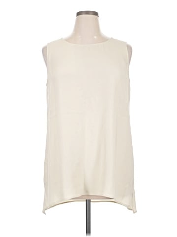 Lafayette 148 New York Sleeveless Silk Top (view 1)