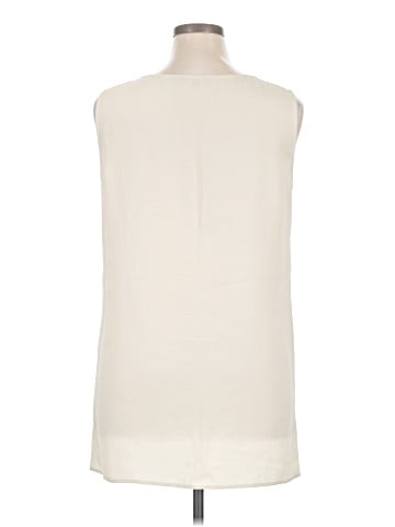 Lafayette 148 New York Sleeveless Silk Top (view 2)