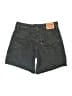 Levi's 100% Cotton Gray Denim Shorts Size 27 waist - photo 2
