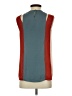 BCBGMAXAZRIA 100% Polyester Color Block Teal Sleeveless Blouse Size XXS - photo 2
