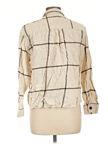 Maurices 3/4 Sleeve Button-Down Shirt (view 2)