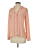 Bellatrix 100% Polyester Orange Long Sleeve Blouse Size XS - photo 1