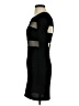 BCBGeneration 100% Polyester Chevron-herringbone Black Cocktail Dress Size 0 - photo 5