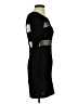 BCBGeneration 100% Polyester Chevron-herringbone Black Cocktail Dress Size 0 - photo 4
