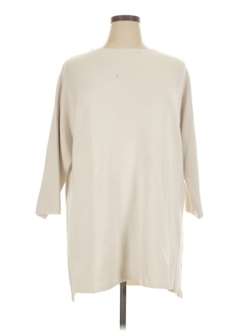 Eileen Fisher Silk Pullover Sweater (view 1)