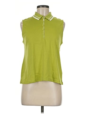 Lands' End Sleeveless Button-Down Shirt (view 1)
