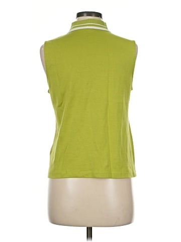Lands' End Sleeveless Button-Down Shirt (view 2)
