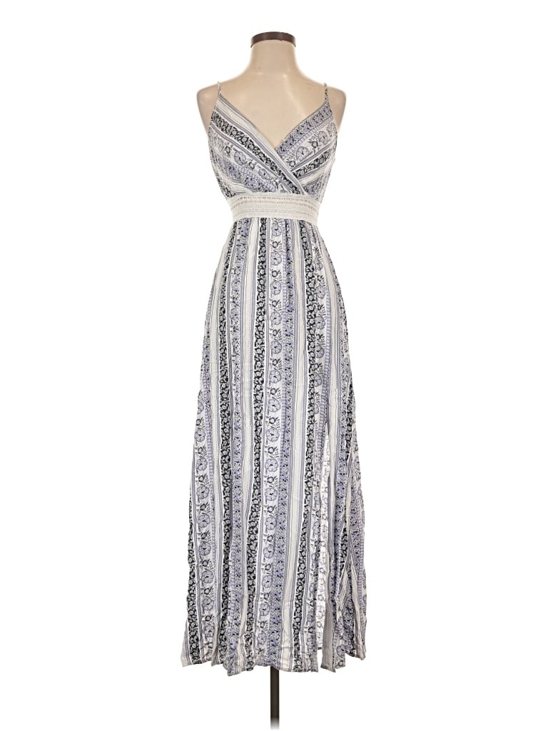 Pre-owned J For Justify Casual Dress In Gray
