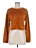 Double Zero Brown Long Sleeve Top Size S - photo 1