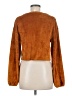 Double Zero Brown Long Sleeve Top Size S - photo 2