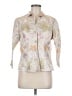 Connie Roberson Floral Ivory 3/4 Sleeve Blouse Size S - photo 1