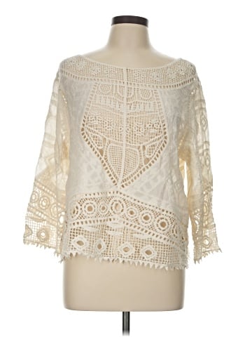 Ultra Pink 3/4 Sleeve Blouse (view 1)