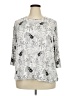 J.Jill Silver 3/4 Sleeve T-Shirt Size 3X - photo 1