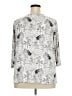 J.Jill Silver 3/4 Sleeve T-Shirt Size 3X - photo 2