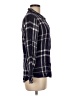 Rails 100% Rayon Plaid Blue Long Sleeve Button-Down Shirt Size M - photo 4