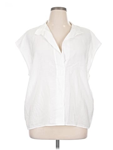Vince. Sleeveless Button-Down Shirt (view 1)