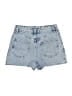 Sézane 100% Cotton Blue Denim Shorts Size 36 waist - photo 2