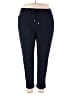 M&S Solid Blue Casual Pants Size 20 - photo 1