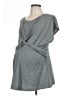 Isabel by Ingrid + Isabel Gray Short Sleeve Top Size Lg Maternity - photo 1